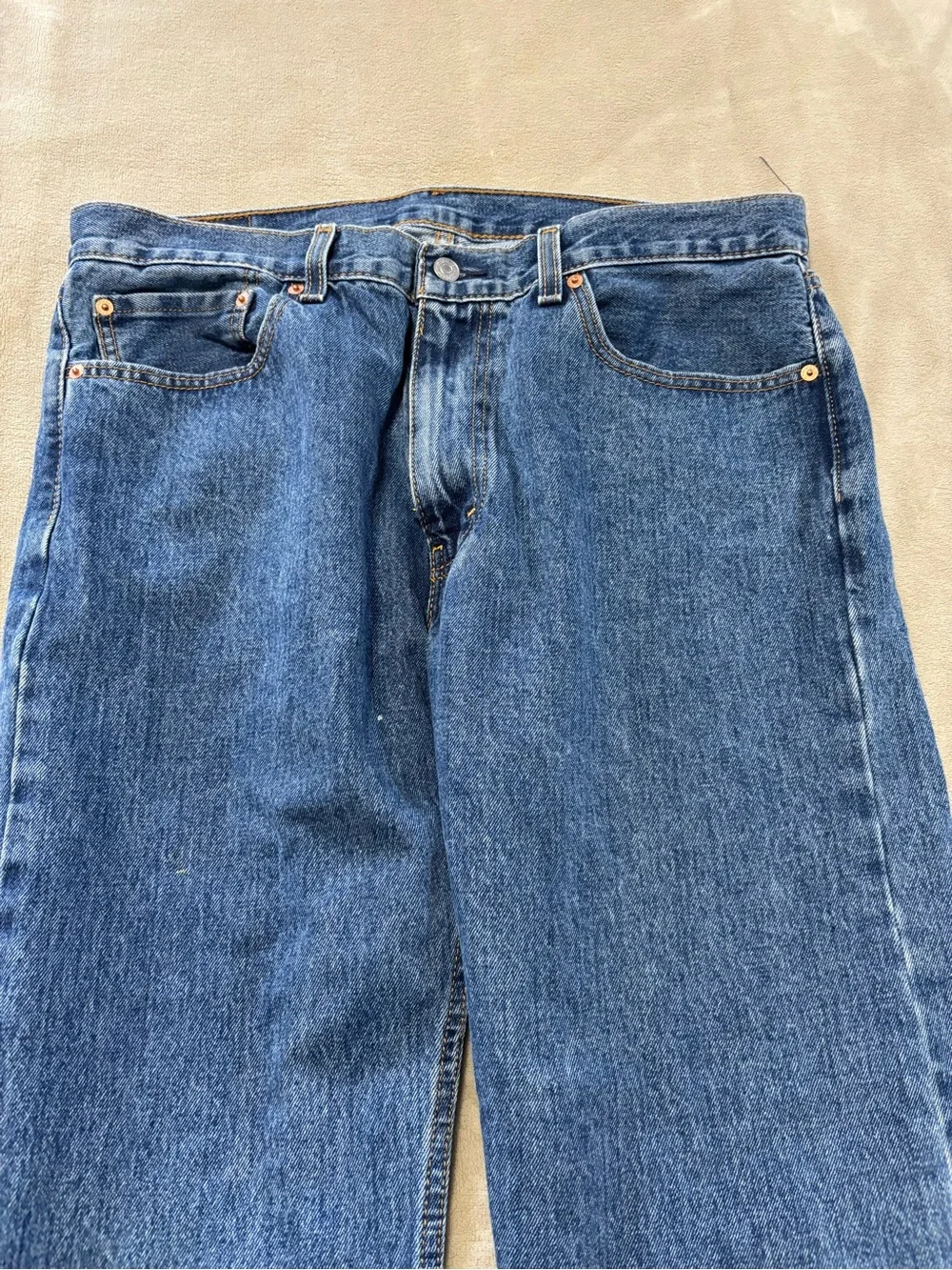 Levi's‎ 505 Men's Straight Fit Denim Jeans - Medium Blue